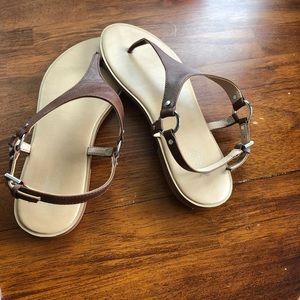 Market & Spruce Janine Leather Sandal size 8.5
